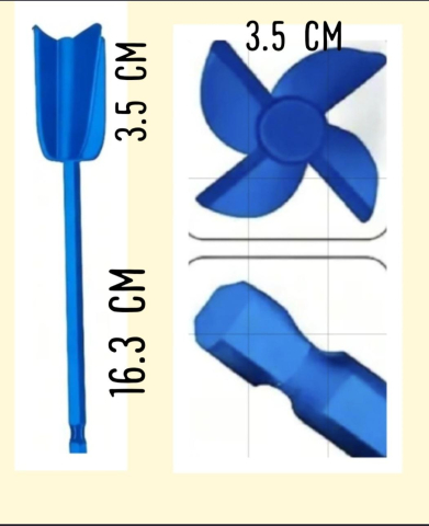 ACCESORII PENTRU RASINA EPOXIDICA - PALETA MIXER RASINA EPOXIDICA