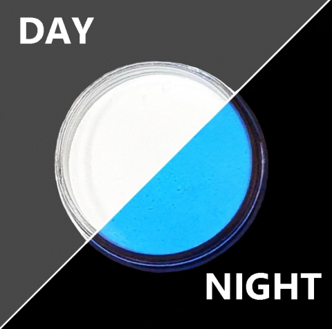 PIGMENT FOSFORESCENT GLOW IN THE DARK - PIGMENT FOSFORESCENT GLOW IN THE DARK - ALB - ALBASTRU 15 GR