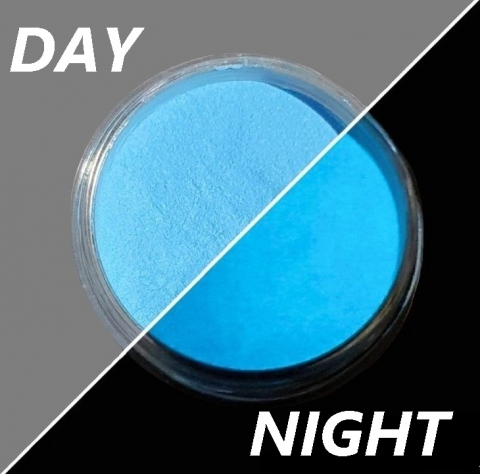 PIGMENT FOSFORESCENT GLOW IN THE DARK - PIGMENT FOSFORESCENT GLOW IN THE DARK - ALBASTRU - ALBASTRU 15 GR