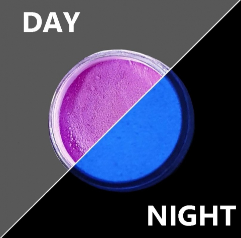 PIGMENT FOSFORESCENT GLOW IN THE DARK - PIGMENT FOSFORESCENT GLOW IN THE DARK - MOV - ALBASTRU 15 GR