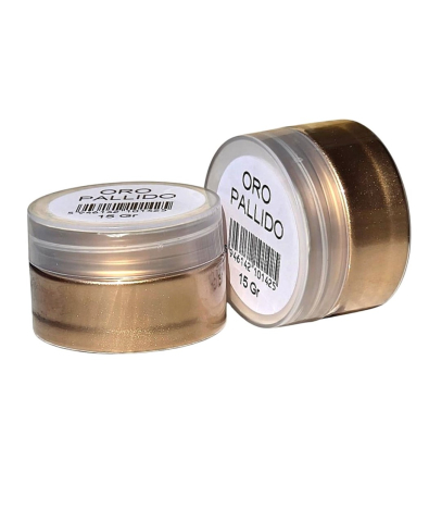 PIGMENTI METALICI PULBERE - PIGMENT METALIC - ORO PALLIDO 10 GR