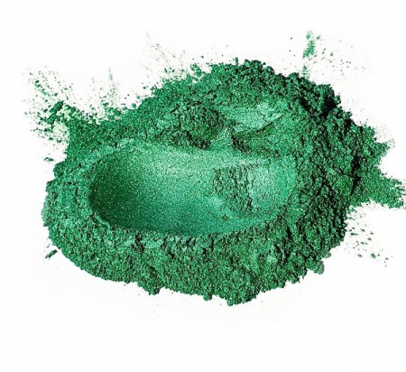 PIGMENTI PERLESCENTI - PUDRA DE MICA - PUDRA DE MICA - INK GREEN 35 GR