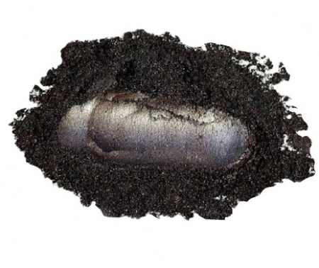 PIGMENTI PERLESCENTI - PUDRA DE MICA - PUDRA DE MICA - SILVER BLACK 35 GR
