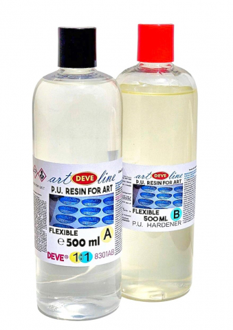 RASINA POLIURETANICA - RASINA POLIURETANICA FLEXIBILA 8301AB - 500ML + 500ML
