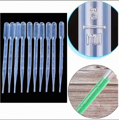 ACCESORII PENTRU RASINA EPOXIDICA - SET 10 PIPETE GRADATE 3 ML