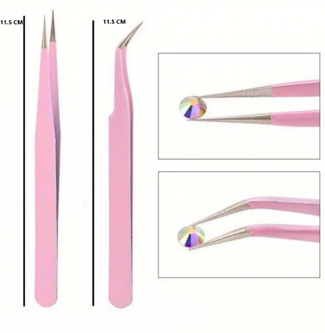 ACCESORII PENTRU RASINA EPOXIDICA - SET 2 PENSETE DE PRECIZIE