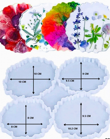 MATRITE SILICON - SET 4 MATRITA SILICON SUPORT PAHAR