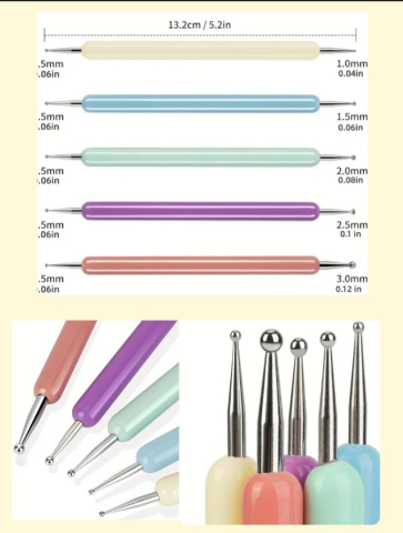 SET 5 UNELTE PENTRU EMBOSAT - SET 5 UNELTE PENTRU EMBOSAT