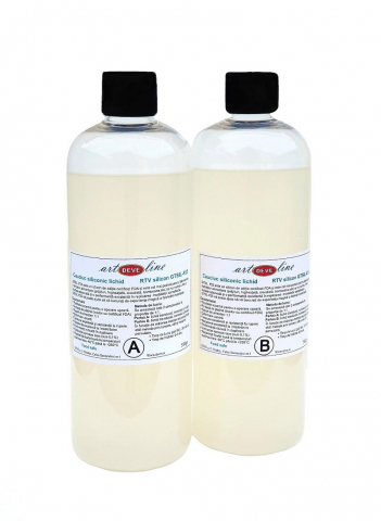 SILICON PENTRU MATRITE - CAUCIUC SILICONIC LICHID DVSIL25 - 1000 GR