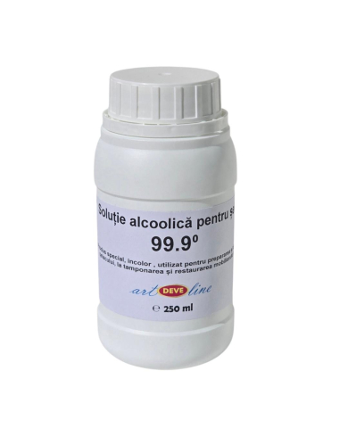ACETONA PURA - SOLUTIE ALCOOLICA 99,9° - Diluant Sellac 99,9° 250 ML