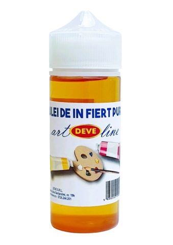 DILUANTI , SOLUTII DE CURATARE , DECAPANTI - ULEI DE IN PUR - FIERT 120 ML CU PICURATOR PENTRU PICTURA