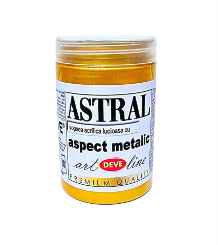 VOPSEA DECORATIVA METALIZATA ASTRAL - VOPSEA DECORATIVA ASTRAL - EGYPT 200ML - DEVE