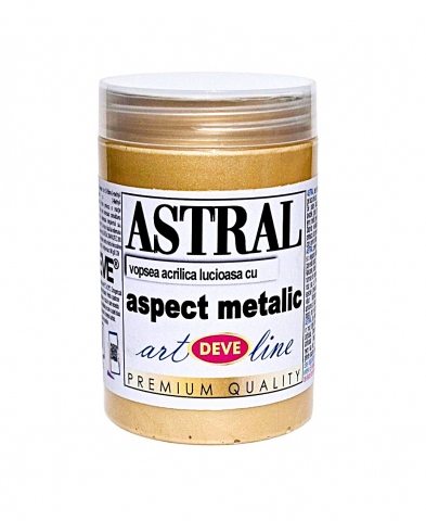 VOPSEA DECORATIVA METALIZATA ASTRAL - VOPSEA DECORATIVA METALIZATA FARAON 200ML