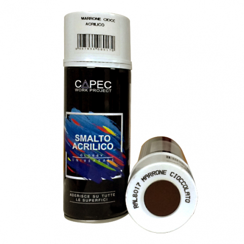 VOPSEA SPRAY - VOPSEA SPRAY ACRILIC  LUCIOS  - MARO CIOCOLATA RAL 8017 400 ML