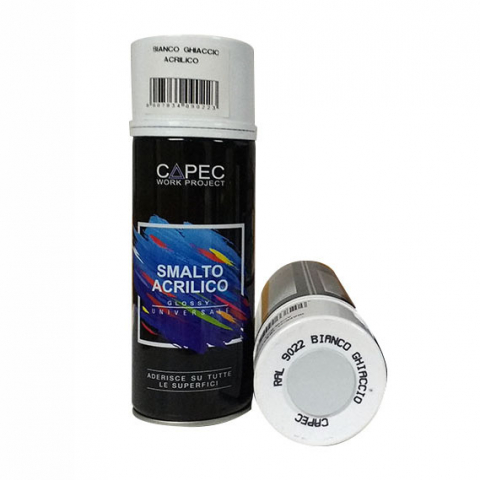 VOPSEA SPRAY - VOPSEA SPRAY ACRILIC LUCIOS  - ALB GHEATA RAL 9022 400 ML