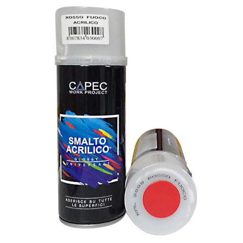 VOPSEA SPRAY - VOPSEA SPRAY ACRILIC LUCIOS  - ROSU FOC RAL 3000  400 ML