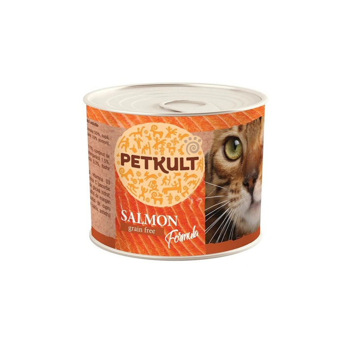Petkult Conserva Pisica Somon 185gr [1]