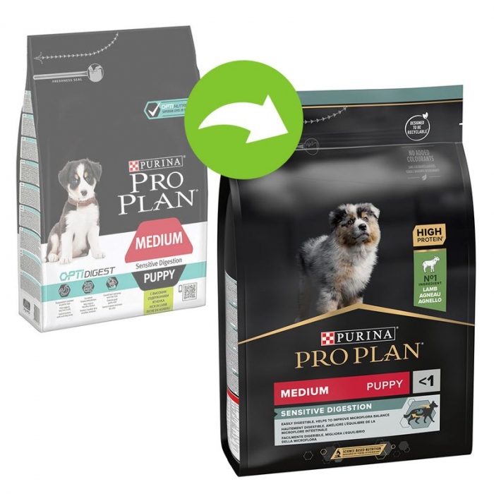 Pro Plan Medium Puppy Optidigest Miel 12kg Purina [2]
