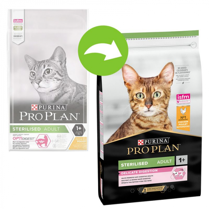 Pro Plan Pisica Sterilizat Cu Pui 10kg Purina [2]