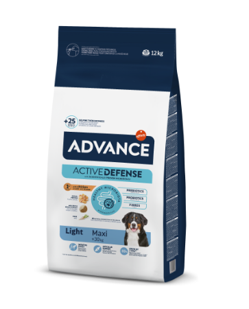 Hrana uscata caini - Advance Câine – Maxi Light 12 kg