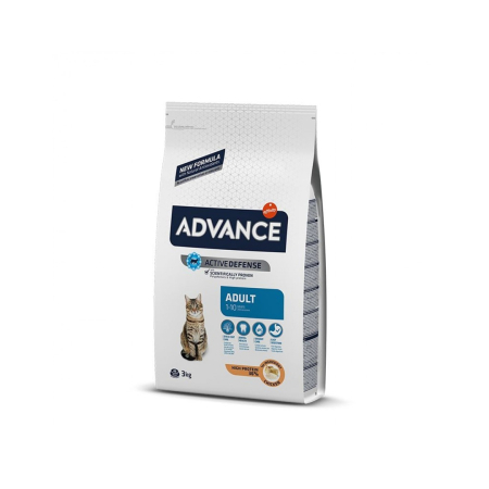 Hrana uscata pisici - Advance Pisica Pui Si Orez 3kg
