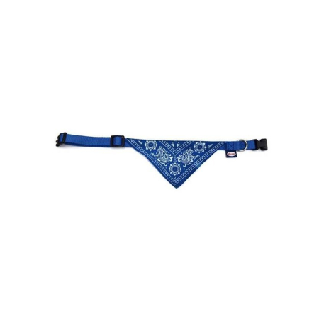 Bandana Nylon Collar Bleu 1.9x35-50cm Record [1]