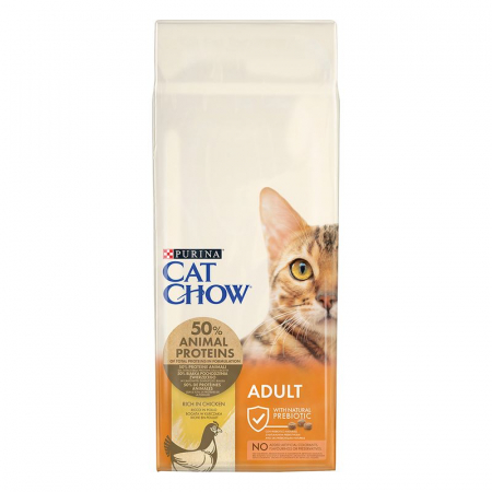 Hrana uscata pisici - Cat Chow Adult Cu Pui 15kg