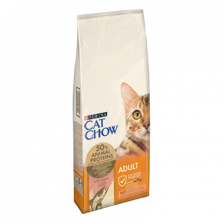 Hrana uscata pisici - Cat Chow Adult Somon & Ton 15 Kg