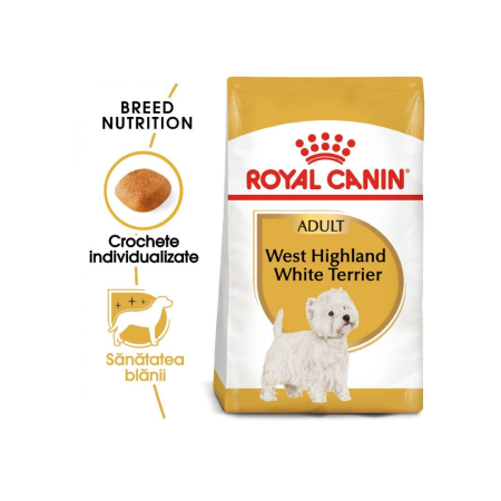 Hrana uscata caini - Hrana Caini Bhn Westie Adult 1.5kg 135260 Royal Canin