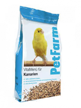 Meniuri pasari - Hrana pentru canari Petfarm, 1 Kg