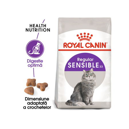 Hrana uscata pisici - Hrana Pisica Fhn Sensible 2kg 127310 Royal Canin