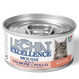 Hrana umeda pisici - Hrana Pisica Junior somon si pui, Mousse Lechat  Kitten