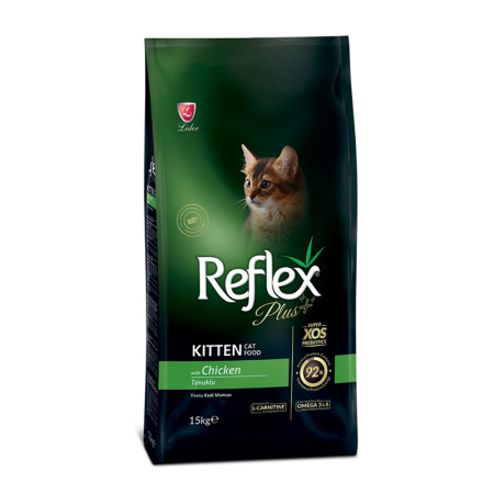 Hrana uscata pisici - Reflex – Hrană Uscată pentru Pisici Mici cu Pui (15kg)
