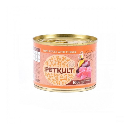 Hrana umeda caini - Petkult Caine Curcan 185 G