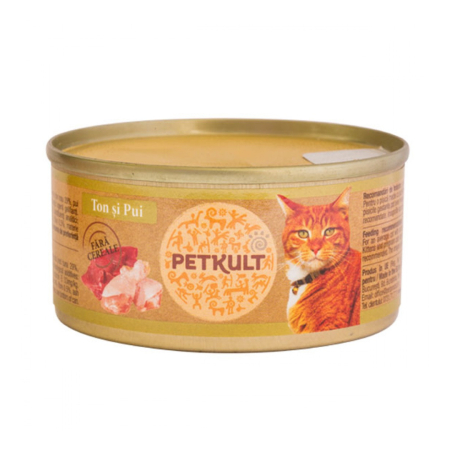 Hrana pisici - Petkult Cat Pui 80Gr
