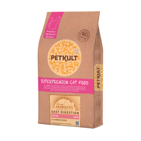 Hrana uscata pisici - Petkult kitten 34/22 7kg