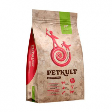 Hrana uscata caini - Petkult medium adult caine miel si orez 12kg