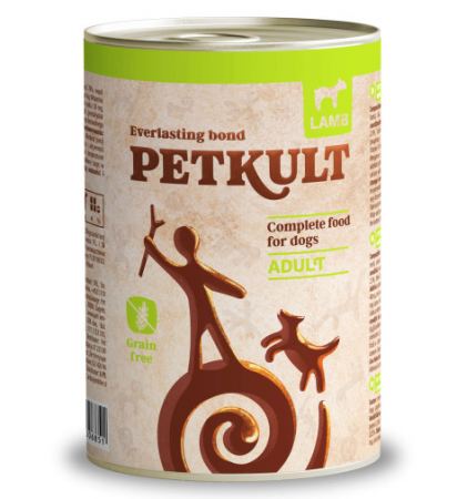 Hrana umeda caini - Petkult Miel 400Gr