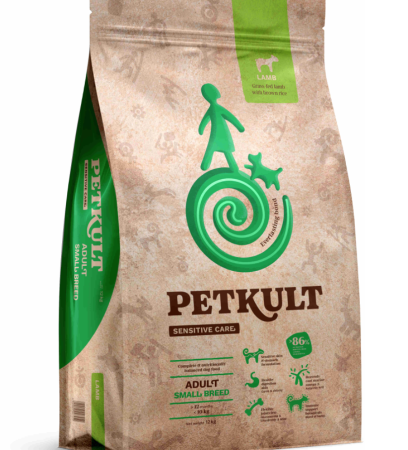 Hrana uscata caini - Petkult mini adult caine cu miel si orez 12kg