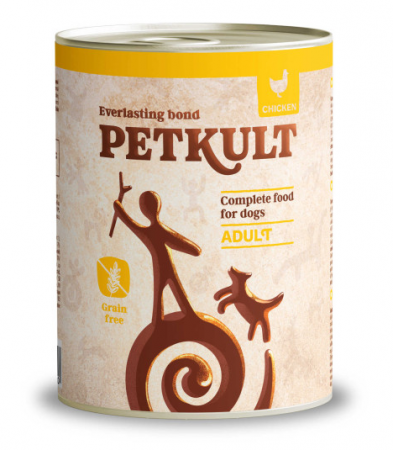 Hrana umeda caini - Petkult Pui 800 Gr