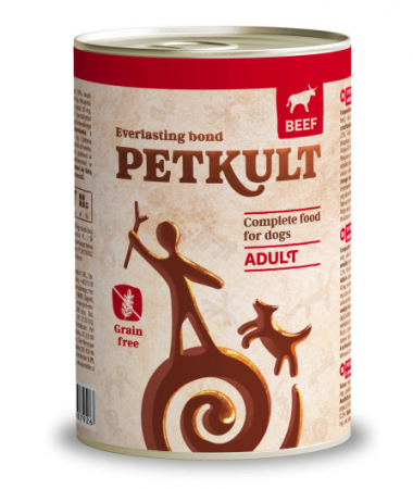 Hrana umeda caini - Conserva Petkult Caine Vita 400gr