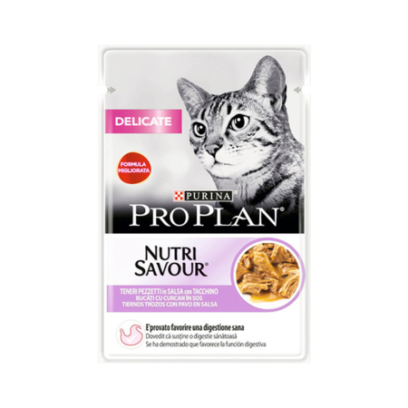 Hrana umeda pisici - Pro Plan Delicate Cat Curcan 85G 12249278 Purina