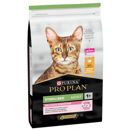 Hrana uscata pisici - Pro Plan Pisica Sterilizat Cu Pui 10kg Purina