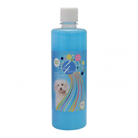 Sampoane, balsamuri, parfumuri caini - Sampon 4dog Blana Alba 500ml Mf.03439