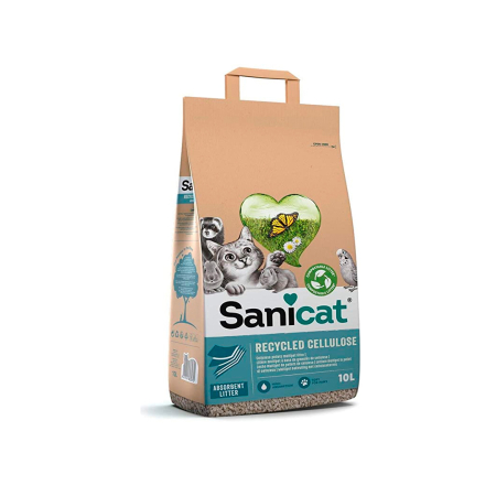 Nisip igienic, litiere pisici - Sanicat Asternut Hartie 20l