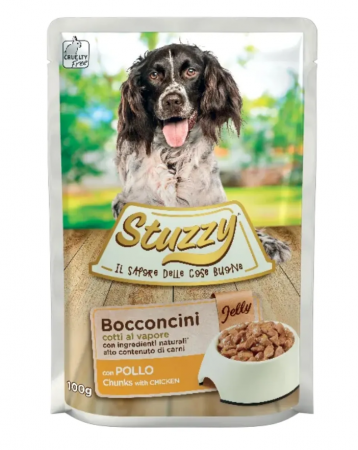 Hrana umeda caini - Stuzzy Dog Plic Jelly Pui 100gr