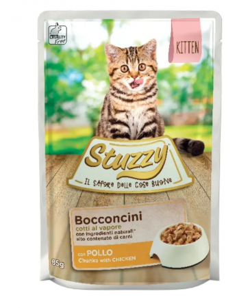 Hrana umeda pisici - Stuzzy Kitten Cu Pui  85gr