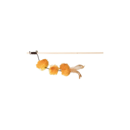 Jucarii pisici - Trixie Jucarie Pisici Undita Bile Si Pampon 40cm 45698