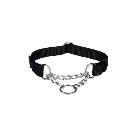 Zgarzi, lese, hamuri caini - Trixie Zgarda Chinga Cu Lant 45-70/25mm Neagra 202901