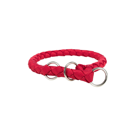 Zgarzi, lese, hamuri caini - Trixie Zgarda Coarda M-l 43-51/18mm Rosu 143903